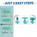 Self-Wringing  Microfiber Flat Mop